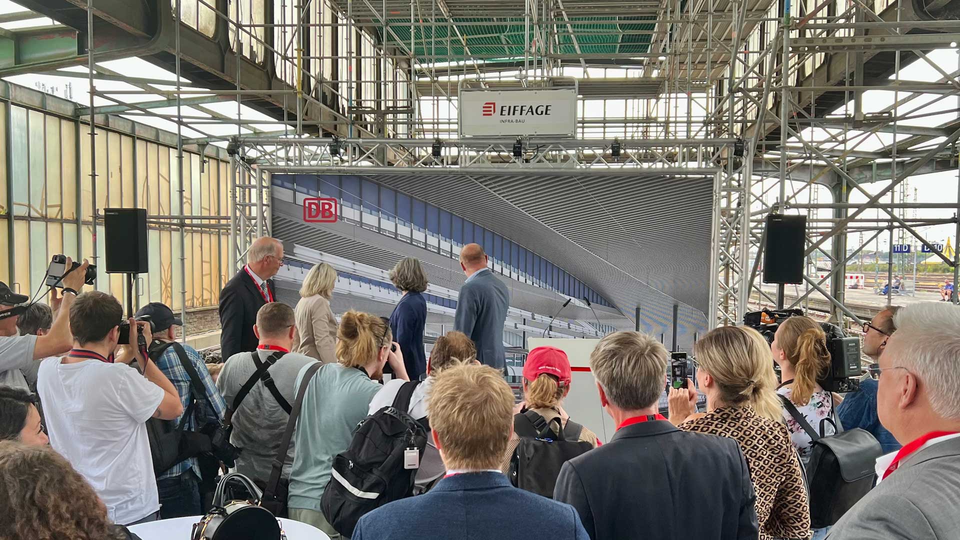 Groundbreaking ceremony Duisburg Central Station